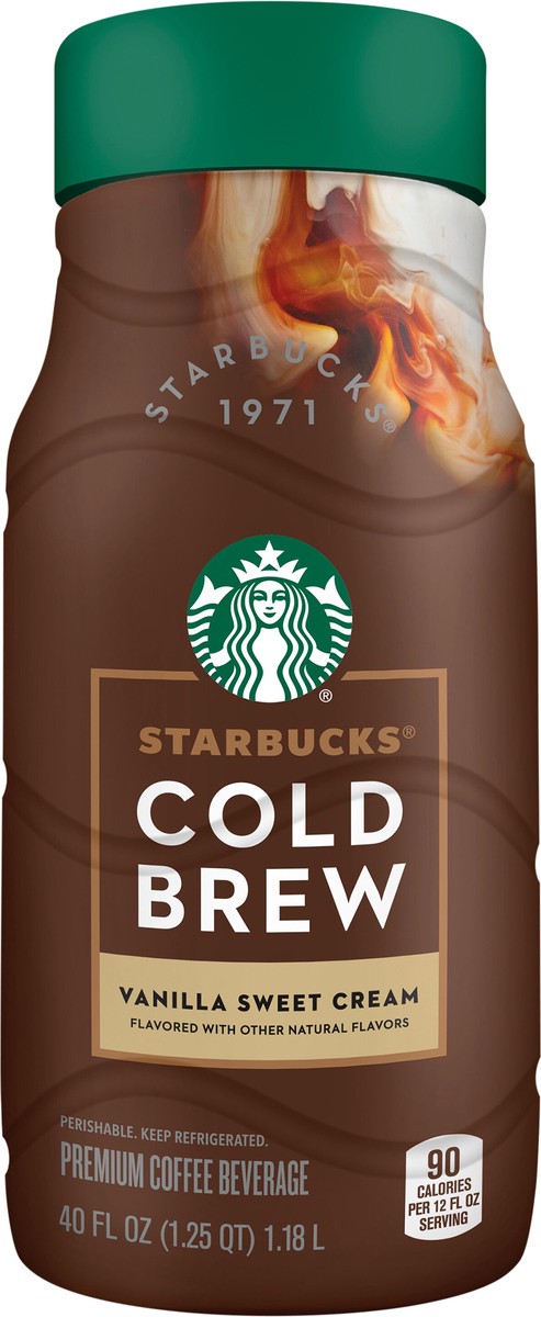 slide 4 of 7, Starbucks Coffee Beverage, 40 fl oz