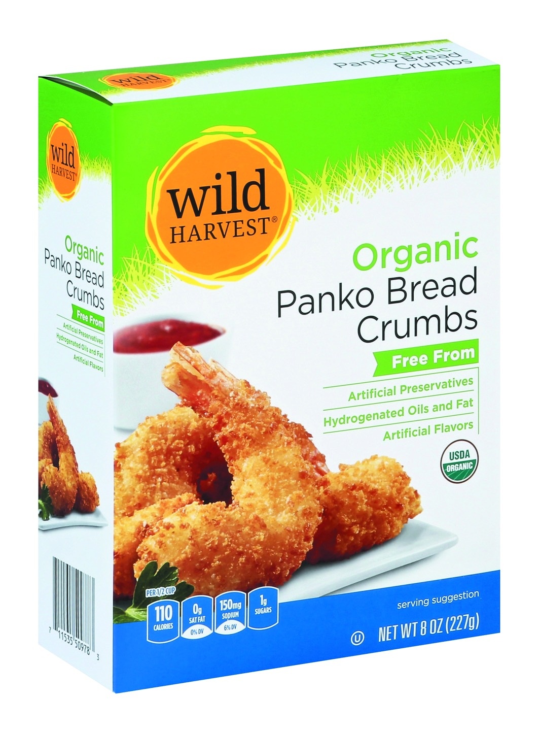 slide 1 of 1, Wild Harvest Organic Panko Bread Crumbs, 8 oz