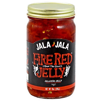 slide 1 of 1, Jala Jala Jelly Fire Red Jalapeno Cayenne, 10 oz