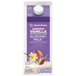 Harris Teeter Unsweetened Vanilla Flavor Almond Drink