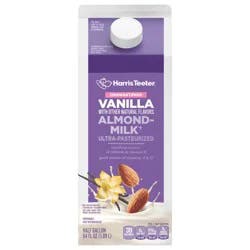 Harris Teeter Unsweetened Vanilla Flavor Almond Drink