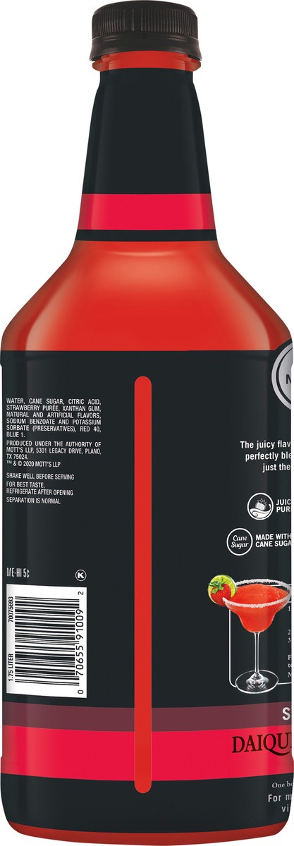 slide 7 of 7, Mr & Mrs T Strawberry Daiquiri Margarita Mix- 59.2 fl oz, 1.75 liter