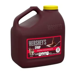Hershey's Genuine Chocolate Syrup, Fat Free, Gluten Free, 7.5 lb, Bulk Jug
