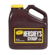 Hershey's Genuine Chocolate Syrup, Fat Free, Gluten Free, 7.5 lb, Bulk Jug