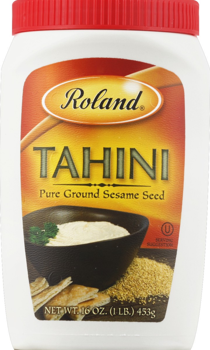 slide 2 of 2, Roland Tahini Pure Sesame Paste, 16 oz