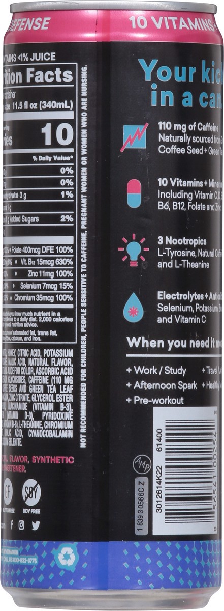 slide 4 of 9, Eboost Super Fuel Sparkling Blue Raspberry Beverage- 11.5 fl oz, 11.5 fl oz
