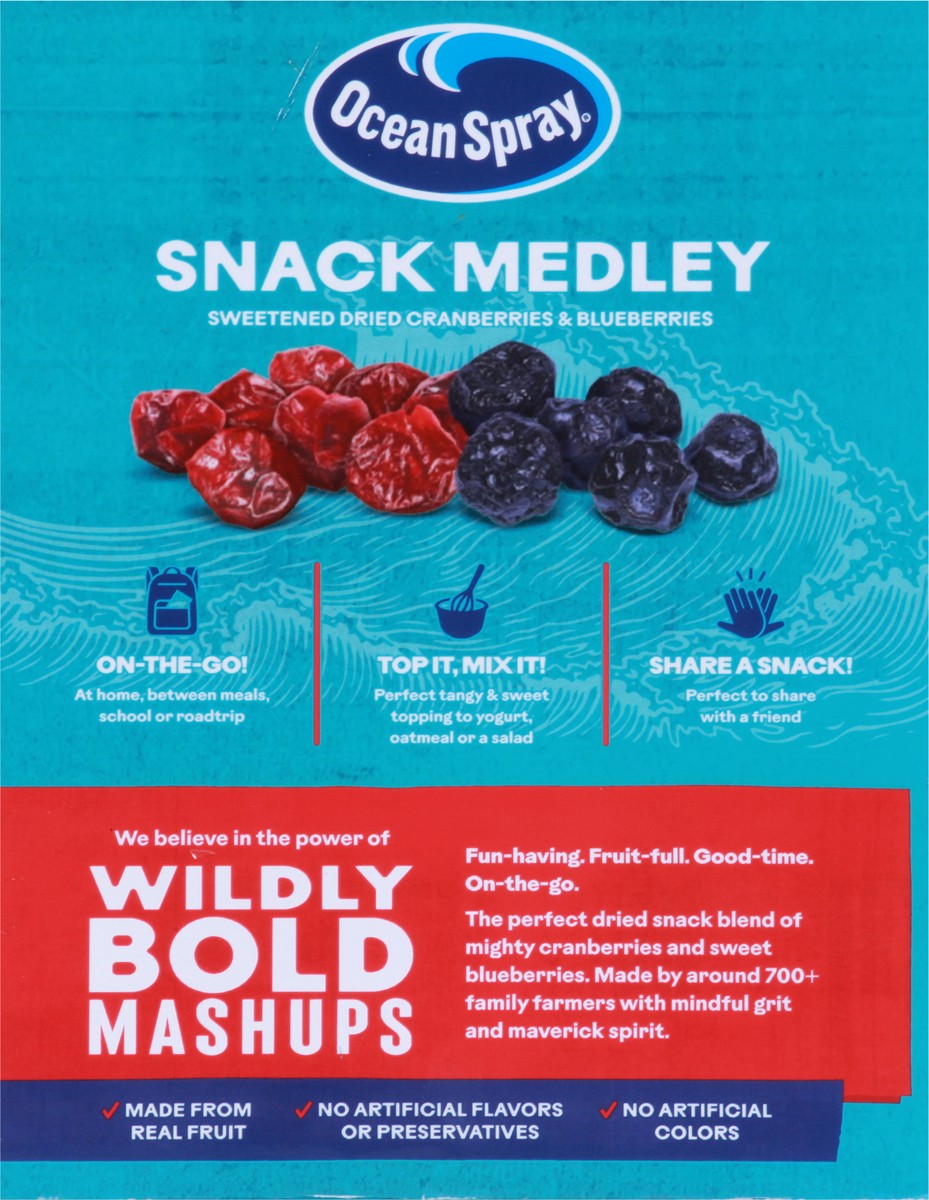 slide 5 of 9, Ocean Spray Blueberry Cran Snack Medley 5 - 1 oz Pouches, 5 oz