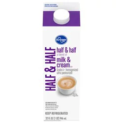 Kroger Half & Half - 32 fl oz
