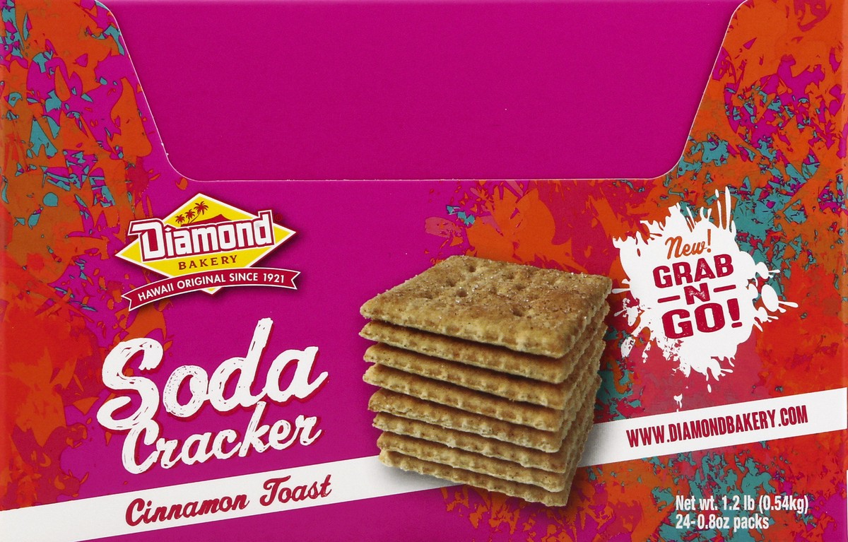 slide 9 of 10, Diamond Bakery Grab N Go Soda Cracker Cinn Toast, 