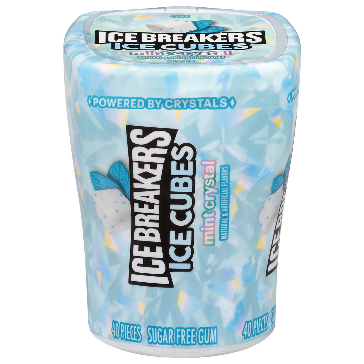 slide 1 of 5, Ice Breakers Ice Cubes Sugar Free Mint Crystal Gum 40 Each, 40 ct