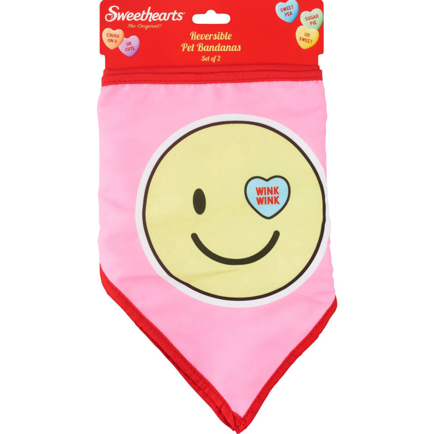 slide 1 of 1, Sweetheartsâ The Original! Reversible Pet Bandana, 2 Ct, 1 ct