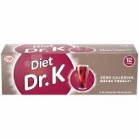 slide 1 of 1, Big K Diet Dr. K Soda, 12 ct; 12 fl oz