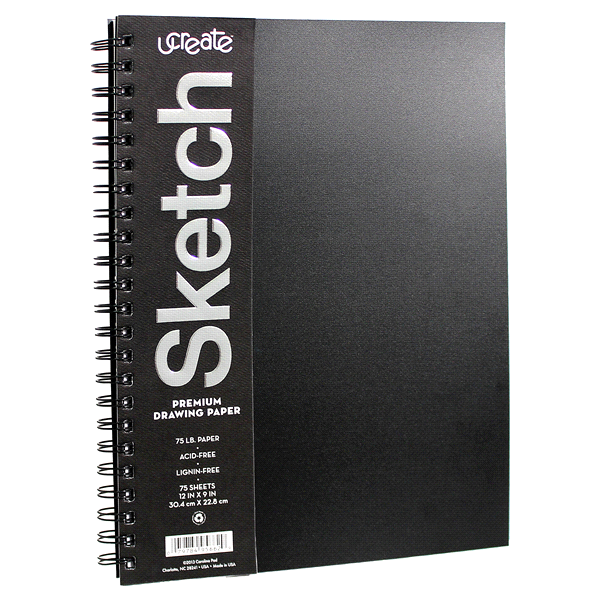 slide 1 of 1, Pacon Sketchbook Poly Cover 12, 1 ct