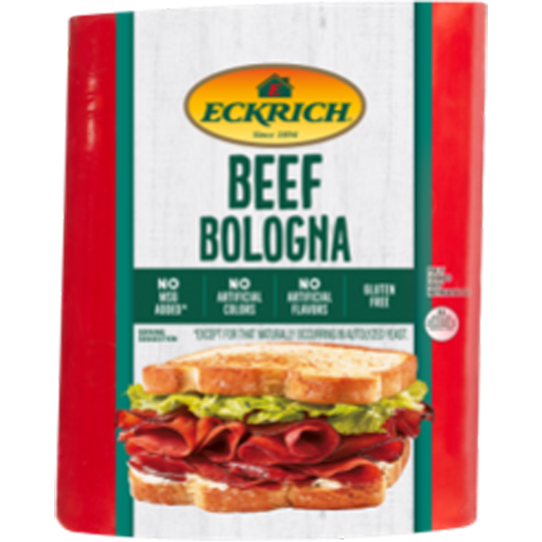 slide 1 of 1, Eckrich Bologna Beef, per lb