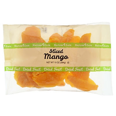 slide 1 of 1, Nature's Eats Sliced Mango, 10 oz