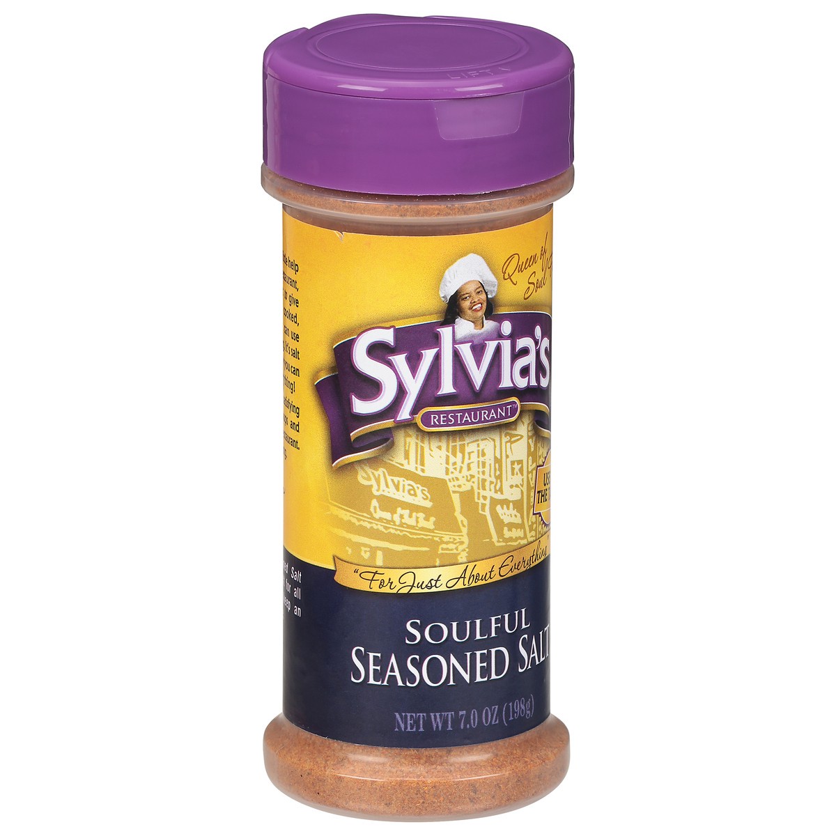 slide 2 of 9, Sylvia's Restaurant Soulful Seasoned Salt 7.0 oz, 7 oz