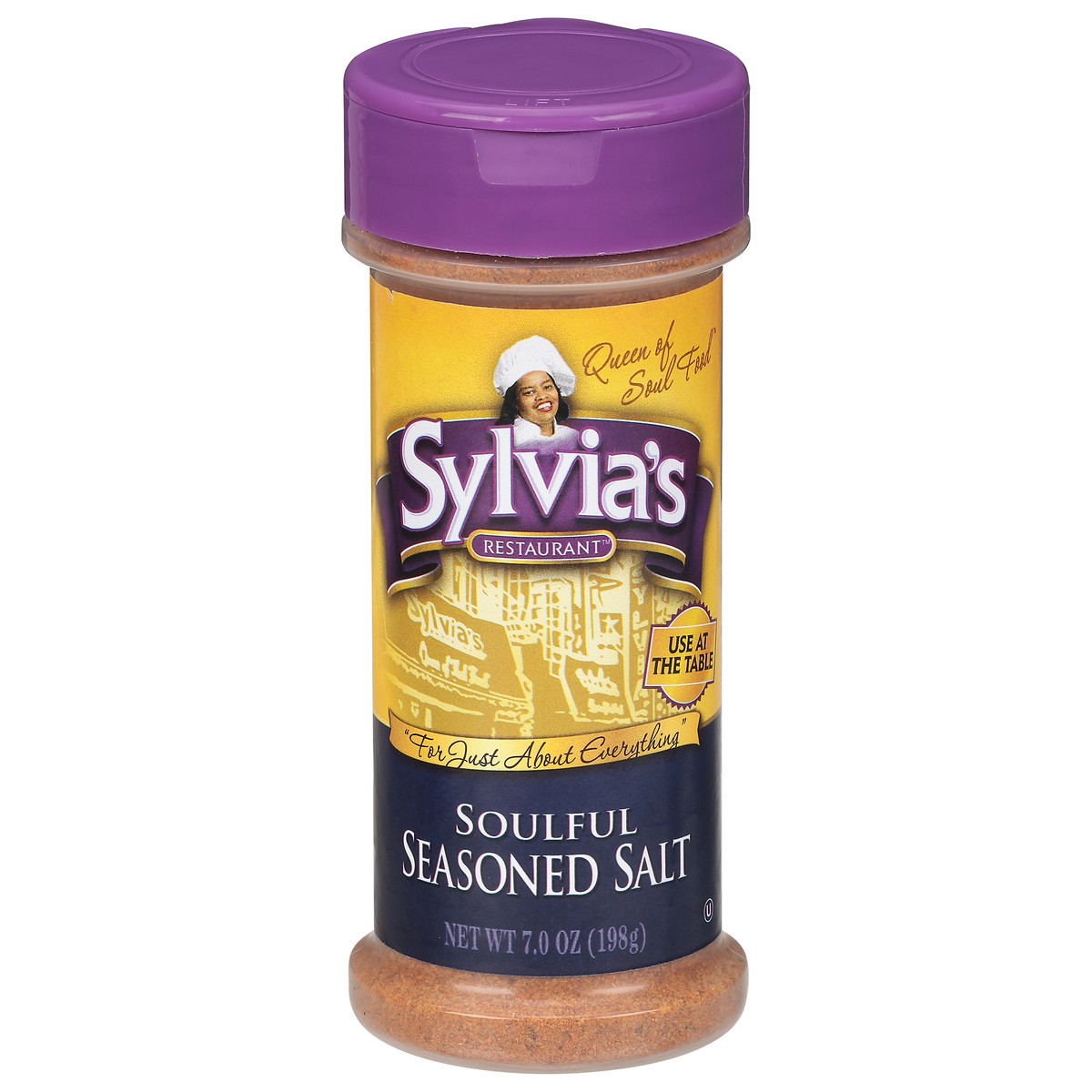 slide 1 of 9, Sylvia's Restaurant Soulful Seasoned Salt 7.0 oz, 7 oz