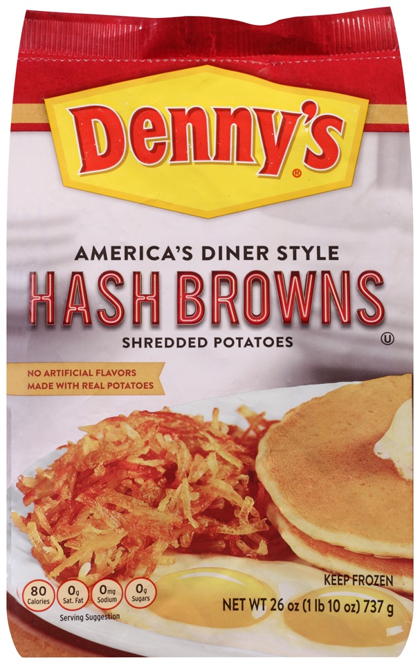 slide 1 of 1, Denny's American Diner Style Hashbrowns, 26 oz