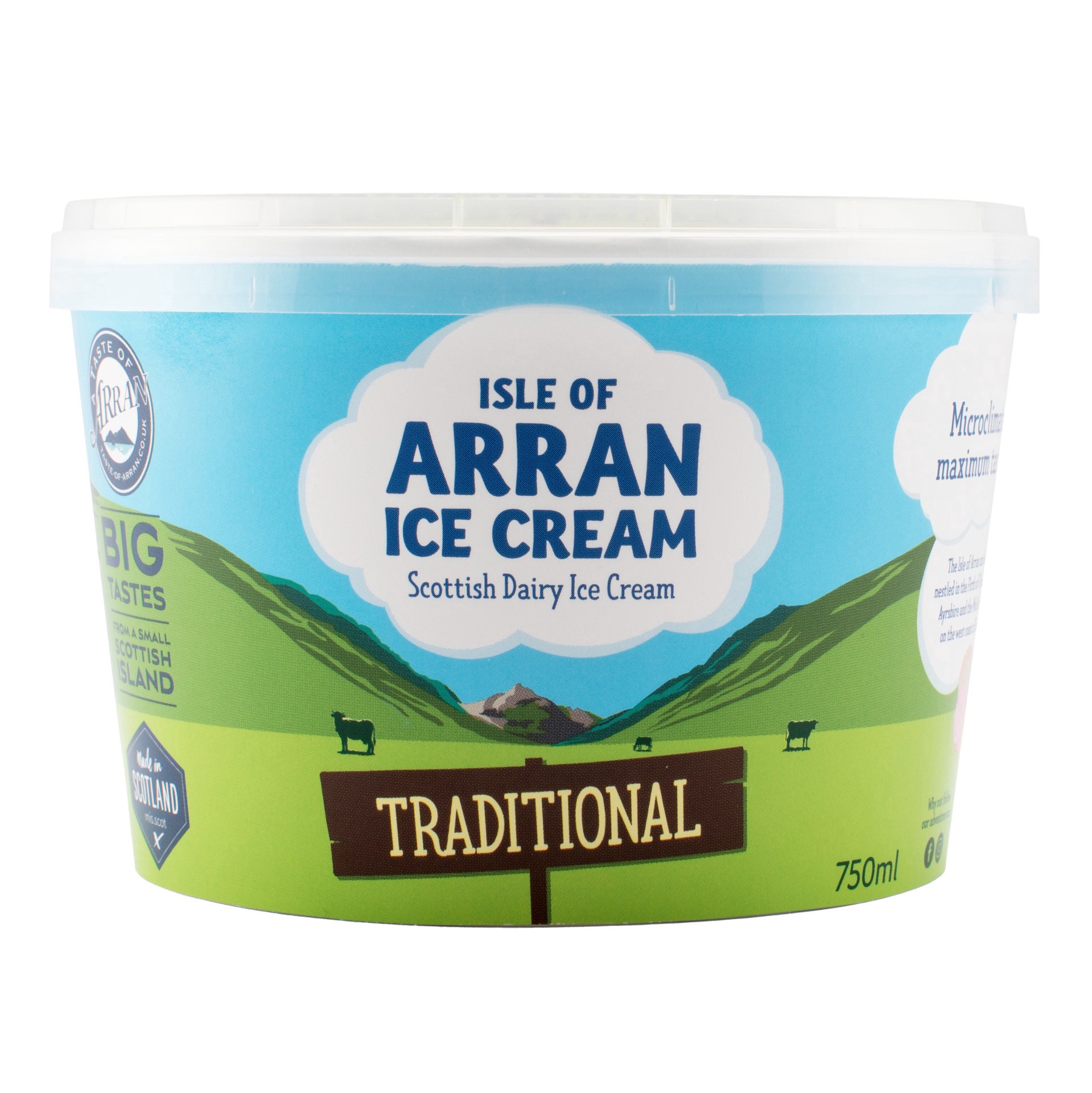 slide 1 of 1, Isle Of Arran Traditional Scottish Ice Cream, 25.36 oz