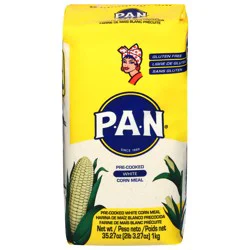 P.A.N. Pre-Cooked White Corn Meal 35.27 oz