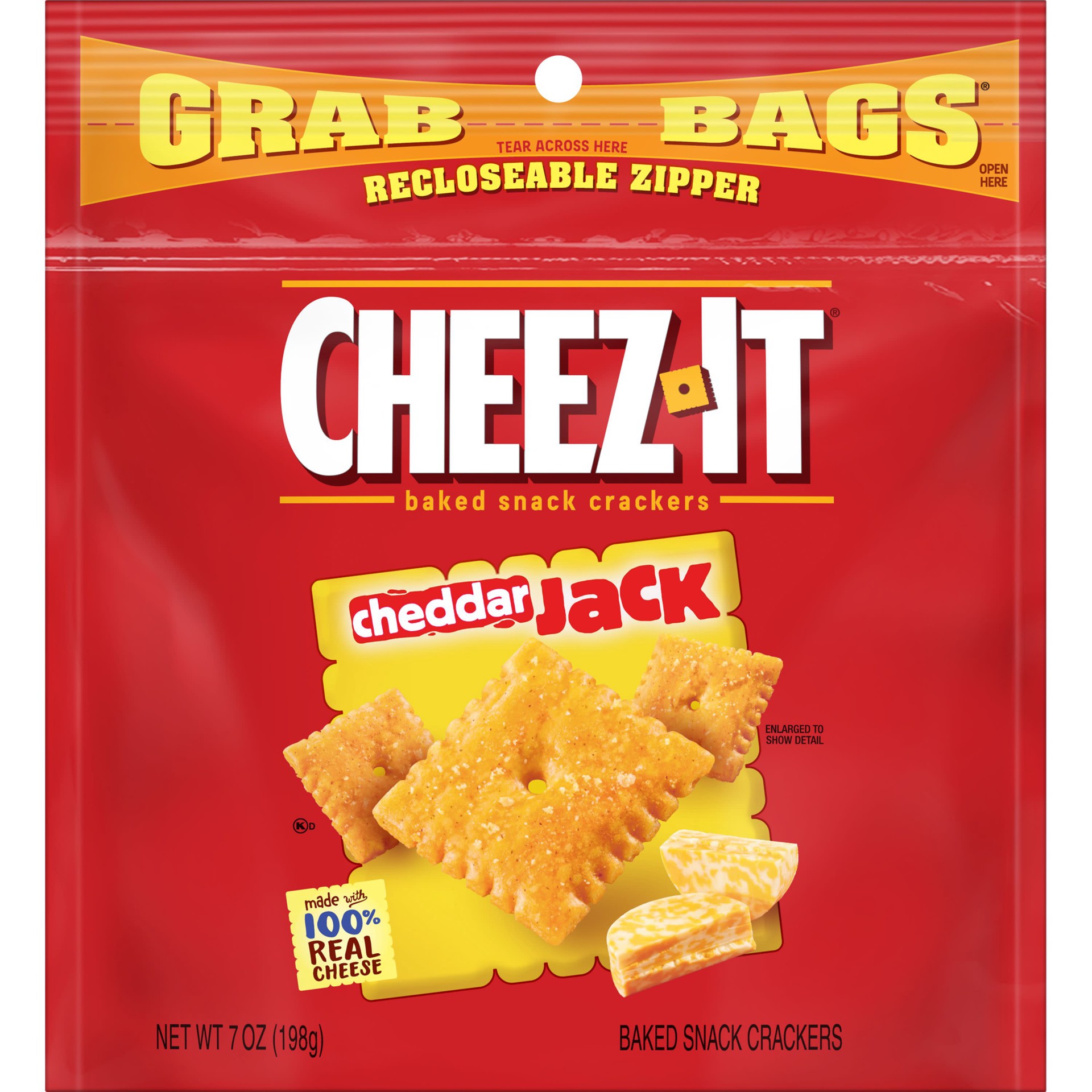 slide 1 of 5, Cheez-It Cheese Crackers, Cheddar Jack, 7 oz, 7 oz