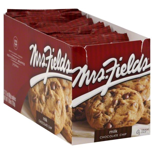 slide 1 of 1, Mrs. Field's Milk Chocolate Chip Cookies, 12 ct