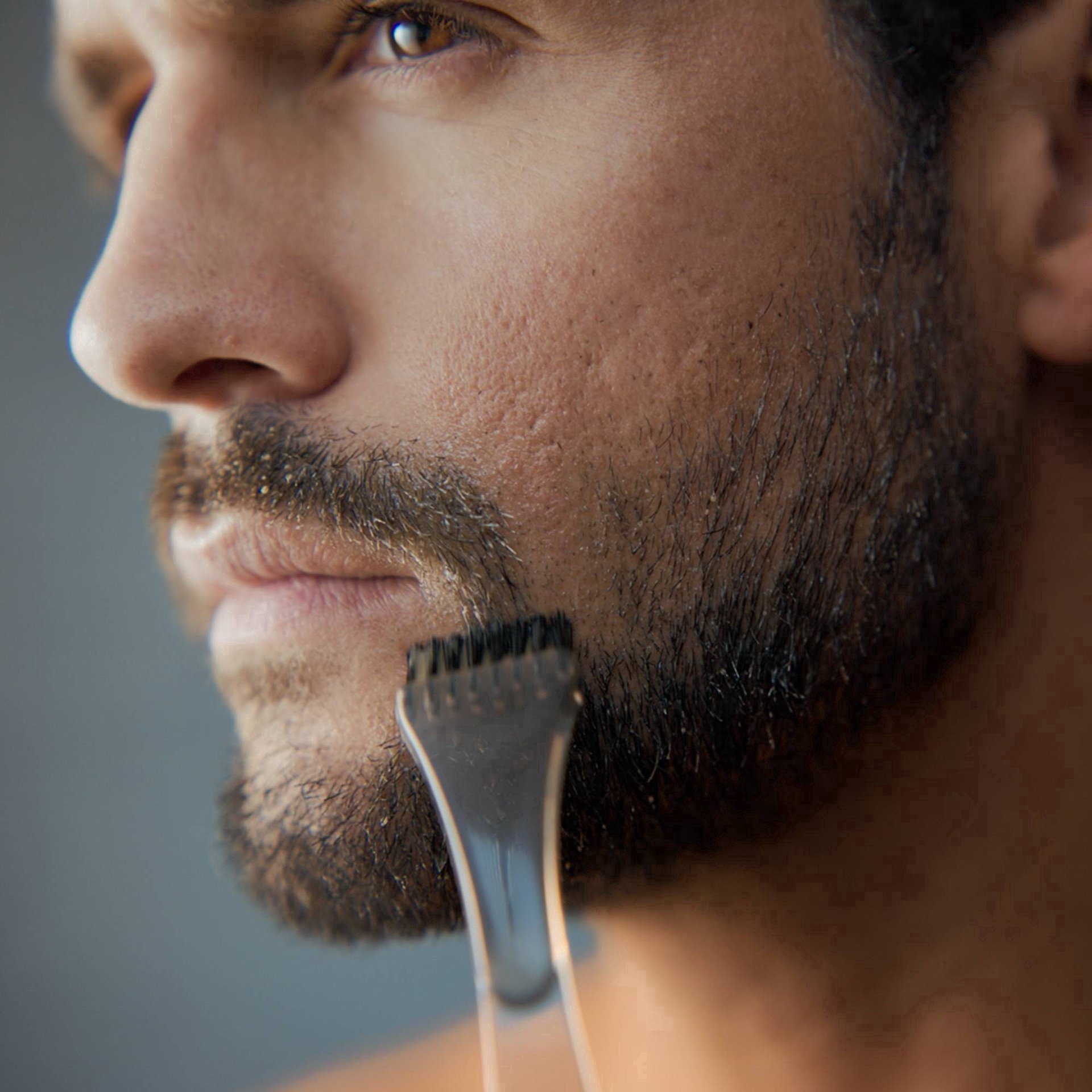 slide 47 of 94, Just for Men Mustache & Beard Coloring for Gray Hair with Brush Included - Dark Brown M45, 1 ct