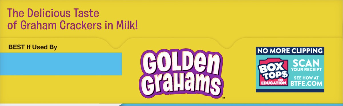 slide 10 of 14, Golden Grahams Breakfast Cereal, Graham Cracker Taste, Made with Whole Grain, Family Size, 18.9 oz, 18.9 oz