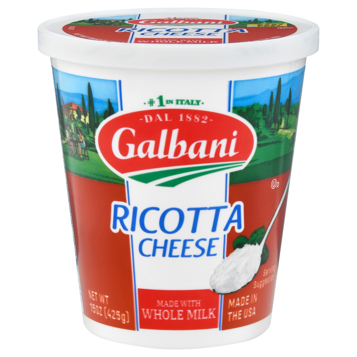 slide 1 of 9, Galbani Ricotta Cheese 15 oz, 15 oz