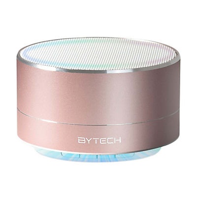 slide 1 of 1, Bytech Bluetooth Chrome Light Up Speaker, 1 ct