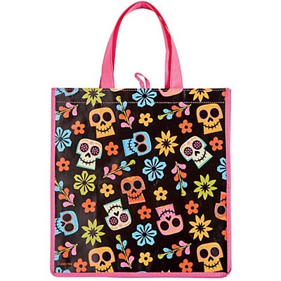 slide 1 of 1, Disney Coco Rainbow Skull Pattern Tote, 1 ct