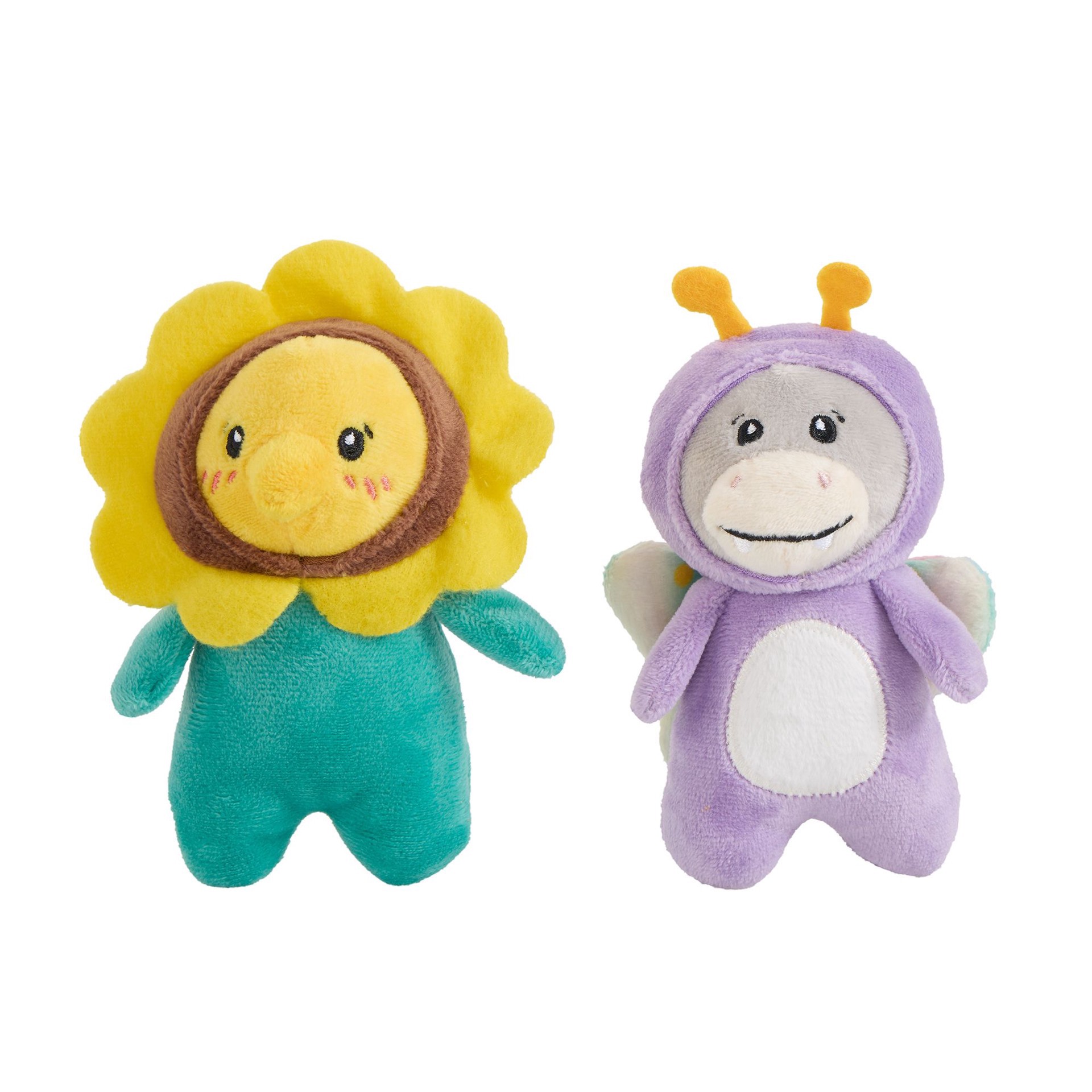 slide 1 of 1, Joyhound Hooded Daisy/Butterfly Dog Toys 2 Count, 1 ct