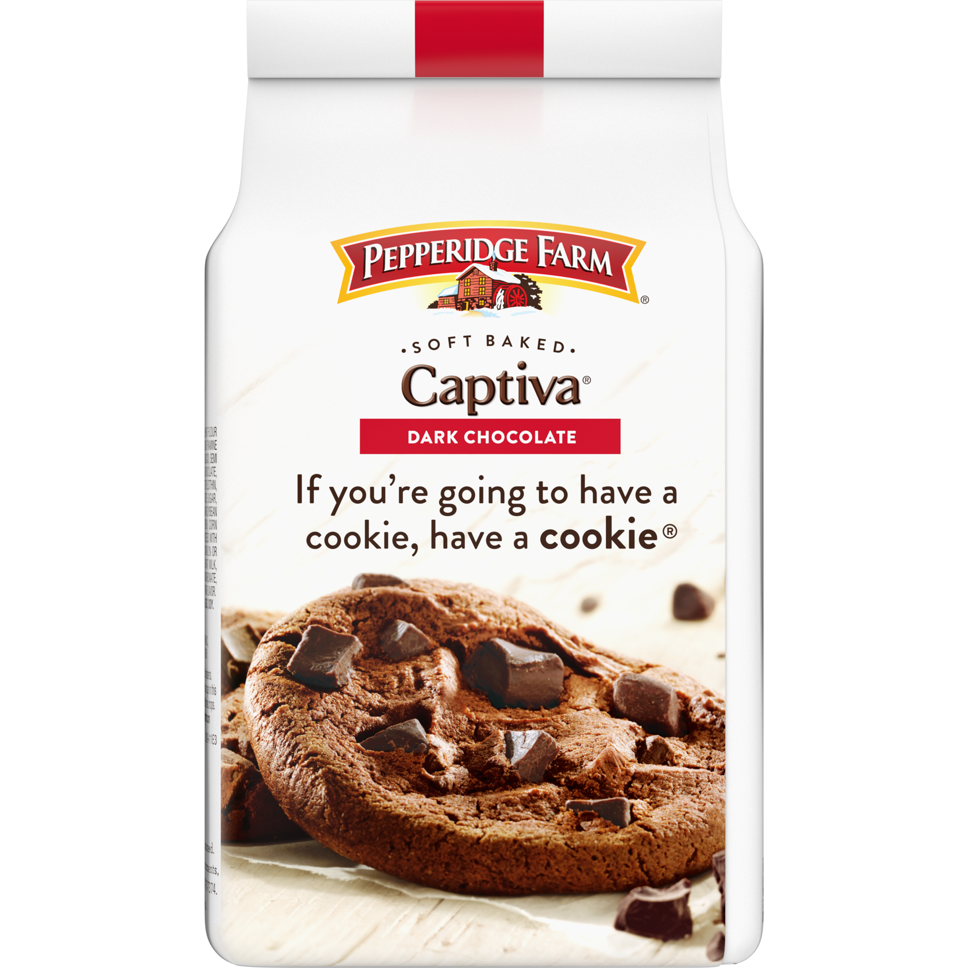 slide 3 of 5, Pepperidge Farm Captiva Dark Chocolate Cookies, 8 Soft Baked Cookies, 8.6 oz. Bag, 8.6 oz