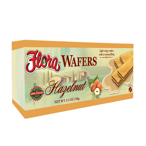 slide 1 of 1, Flora Hazelnut Wafers, 5.3 oz