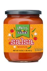 Grady's Garden Salsa Medium 16 oz