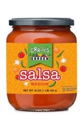 Grady's Garden Salsa Medium 16 oz