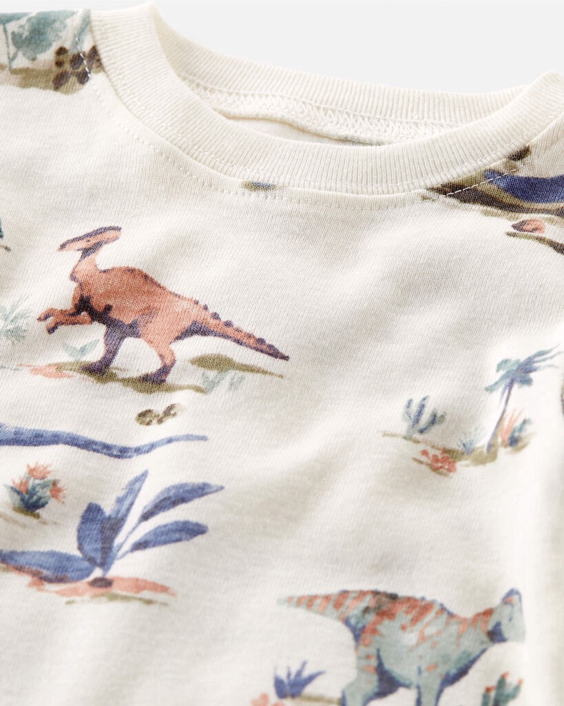 slide 3 of 4, Littleplanet Baby Organic Cotton Pajamas Set Prehistoric Print 24M, 1 ct