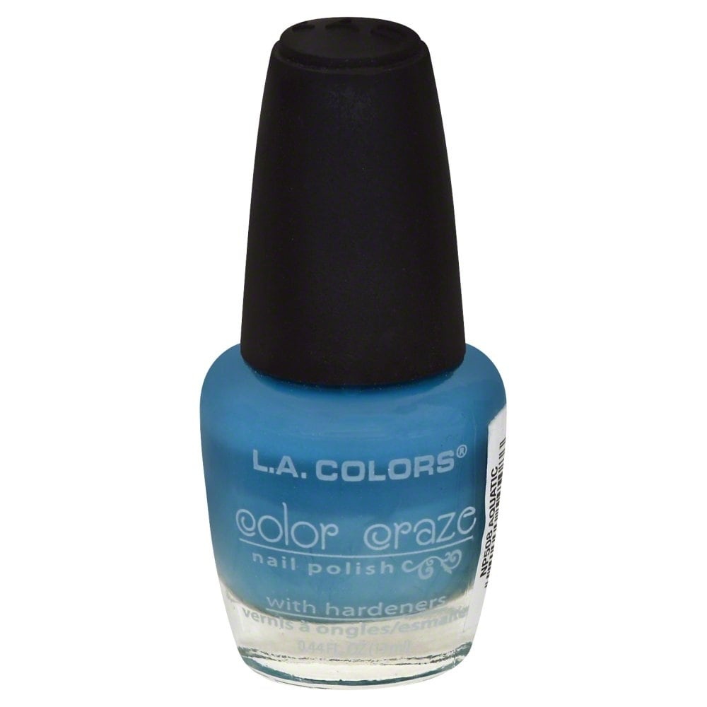slide 1 of 1, LA COLORS Color Craze Nail Polish Aquatic, 0.44 oz