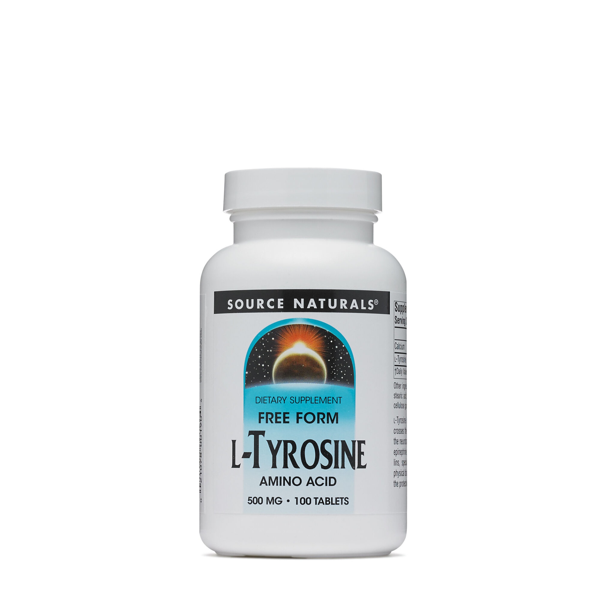 slide 1 of 1, Source Naturals L-Tyrosine, 100 ct