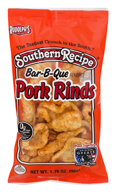 slide 1 of 1, Southern Recipe BBQ Pork Rinds, 1.7 oz