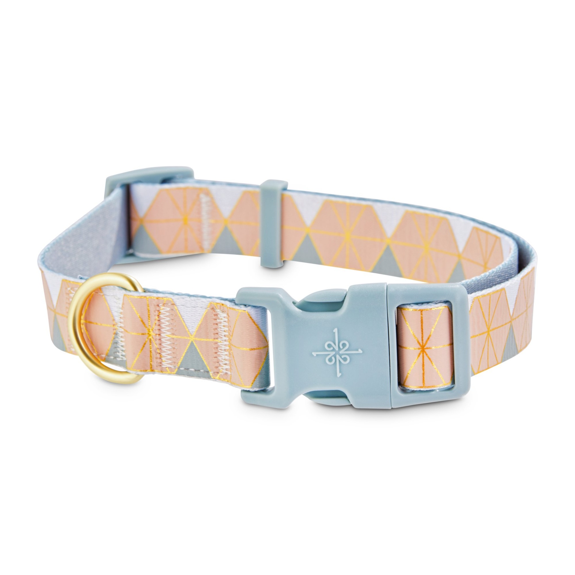 slide 1 of 1, Good2Go Rosy Geo Dog Collar, LG