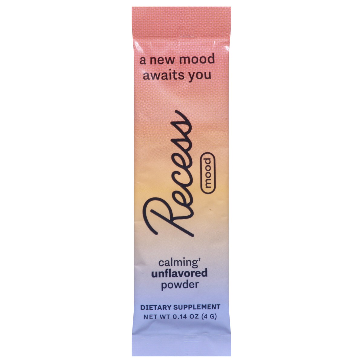 slide 7 of 10, Recess Mood Unflavored Calming Powder 0.14 oz, 1 ct