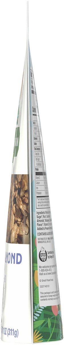 slide 4 of 9, Cascadian Farm Organic Granola, French Vanilla Almond Cereal, Resealable Pouch, 11 oz, 11 oz