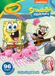 Crayola Spongebob Squarepants Coloring Book, 96 Coloring Pages, Kids 3 And Up