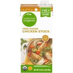 Simple Truth Organic Free Range Chicken Stock - 32 oz