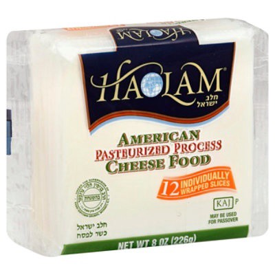 slide 1 of 5, Haolam Sliced White American Cheese, 8 oz