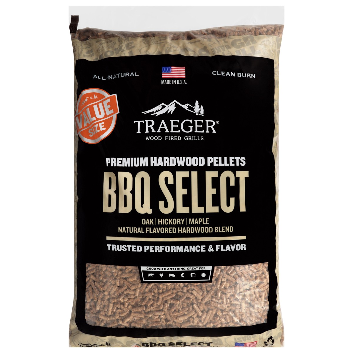 slide 1 of 11, Traeger Pellets, 1 lb