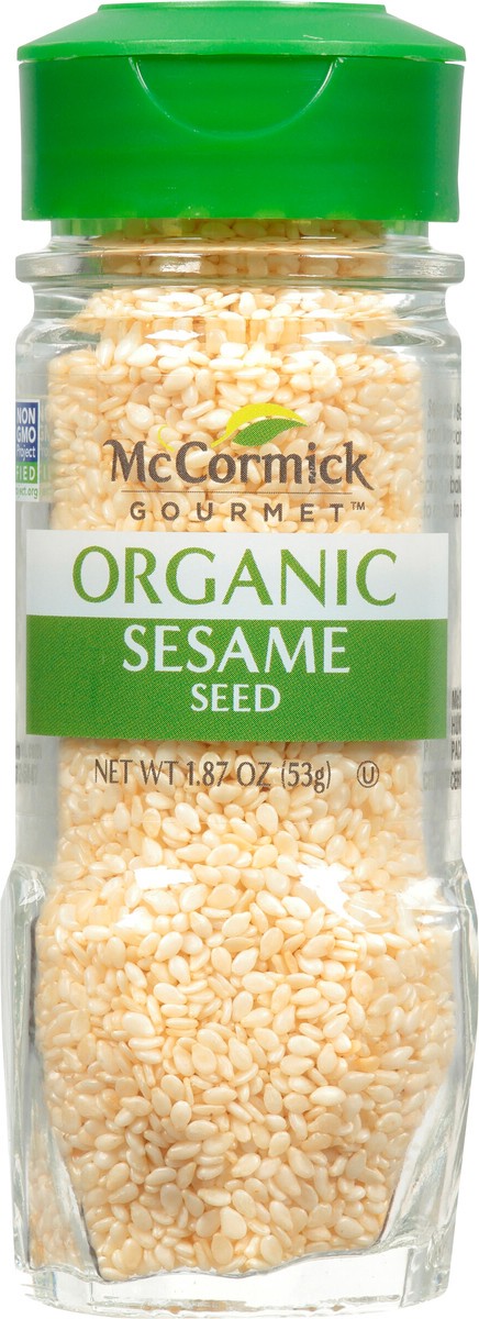 slide 5 of 8, McCormick Gourmet Organic Sesame Seed, 1.87 oz, 1.87 oz