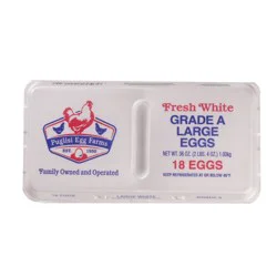 Puglisi's Farms large white eggs, grade A