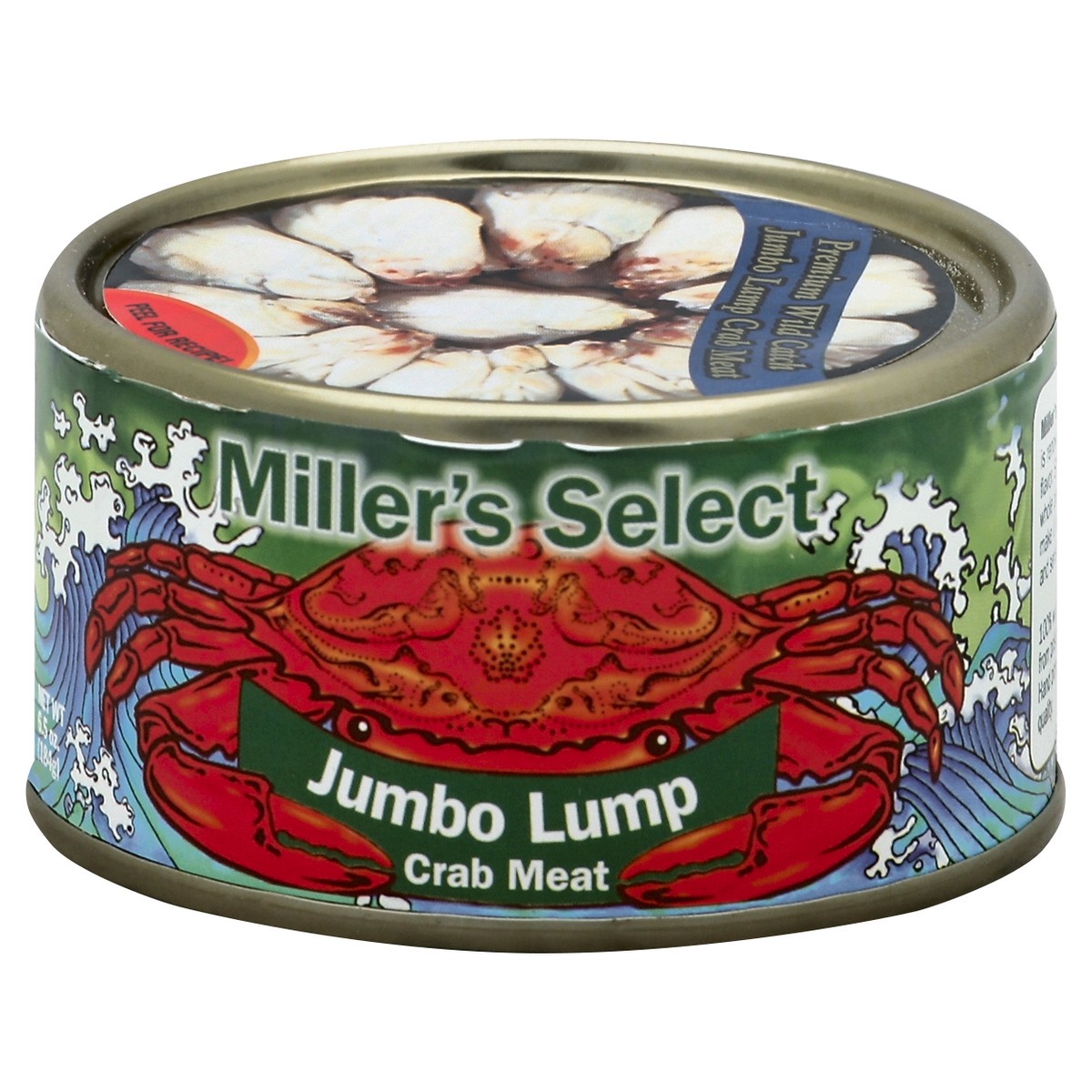 slide 2 of 2, Miller's Select Crab Meat 6.5 oz, 6.5 oz